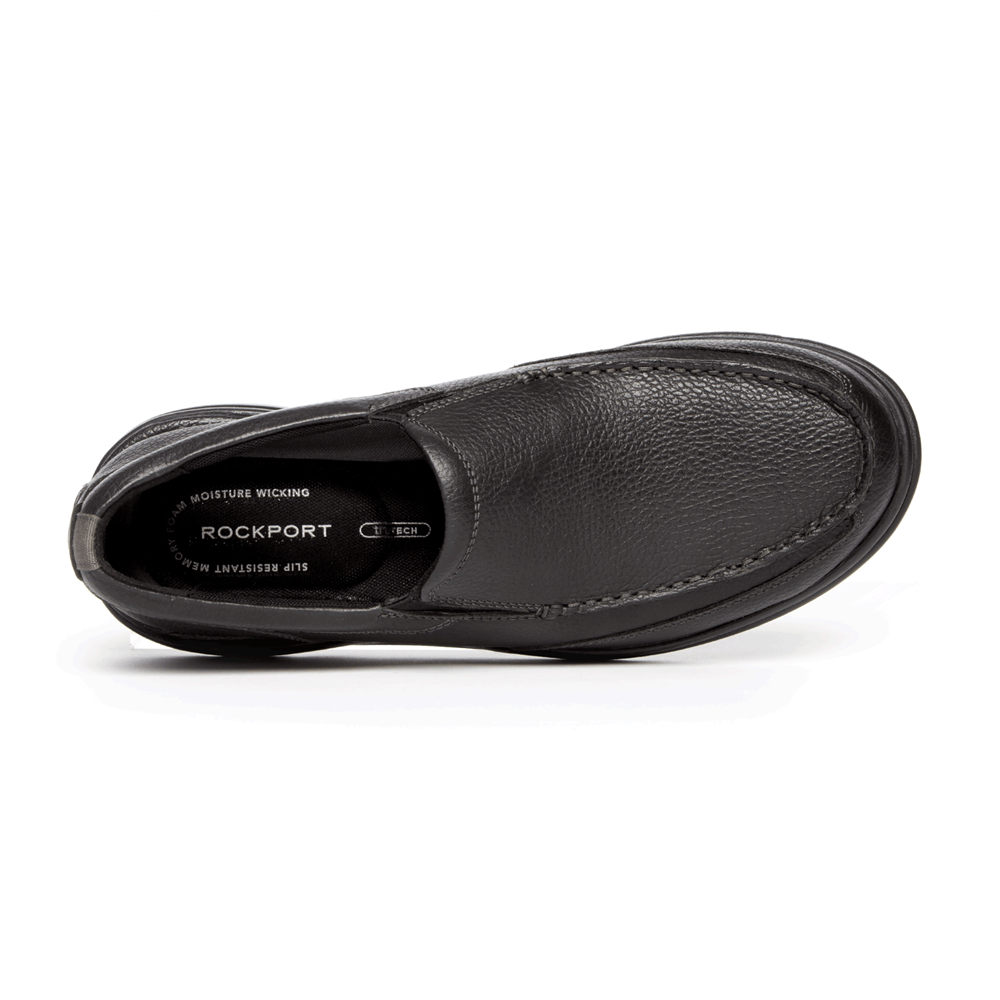 Rockport Mens ProWalker Eureka Plus - Slip-On Black - DHT365792